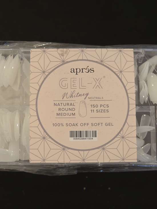 Other - GEL-X Round Medium Short, Almond Soft Gel Nail Tips - White, Pink, Beige